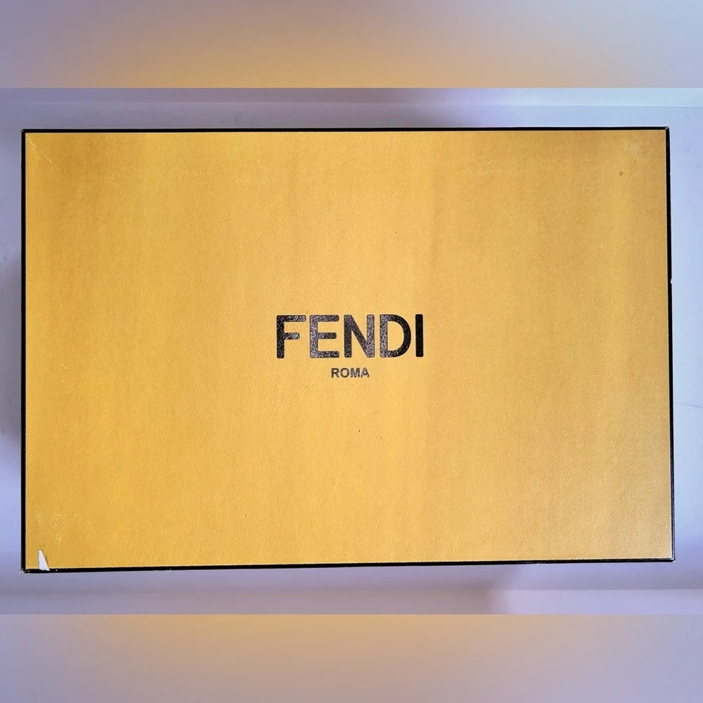 SOLD—Fendi FFreedom NIB Yellow Pumps Heels 38 UK5 - Picture 2 of 15